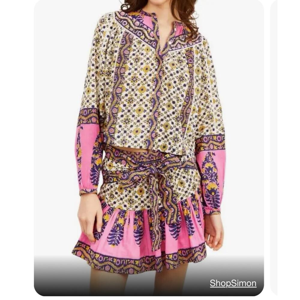 Love The Label Women’s Megan Top In Zina Print, Size M